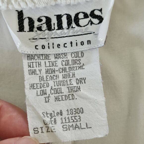 Vintage Hanes Collection Women's Small Cotton Spadex Pull On Pants Made in USA - Picture 4 of 8